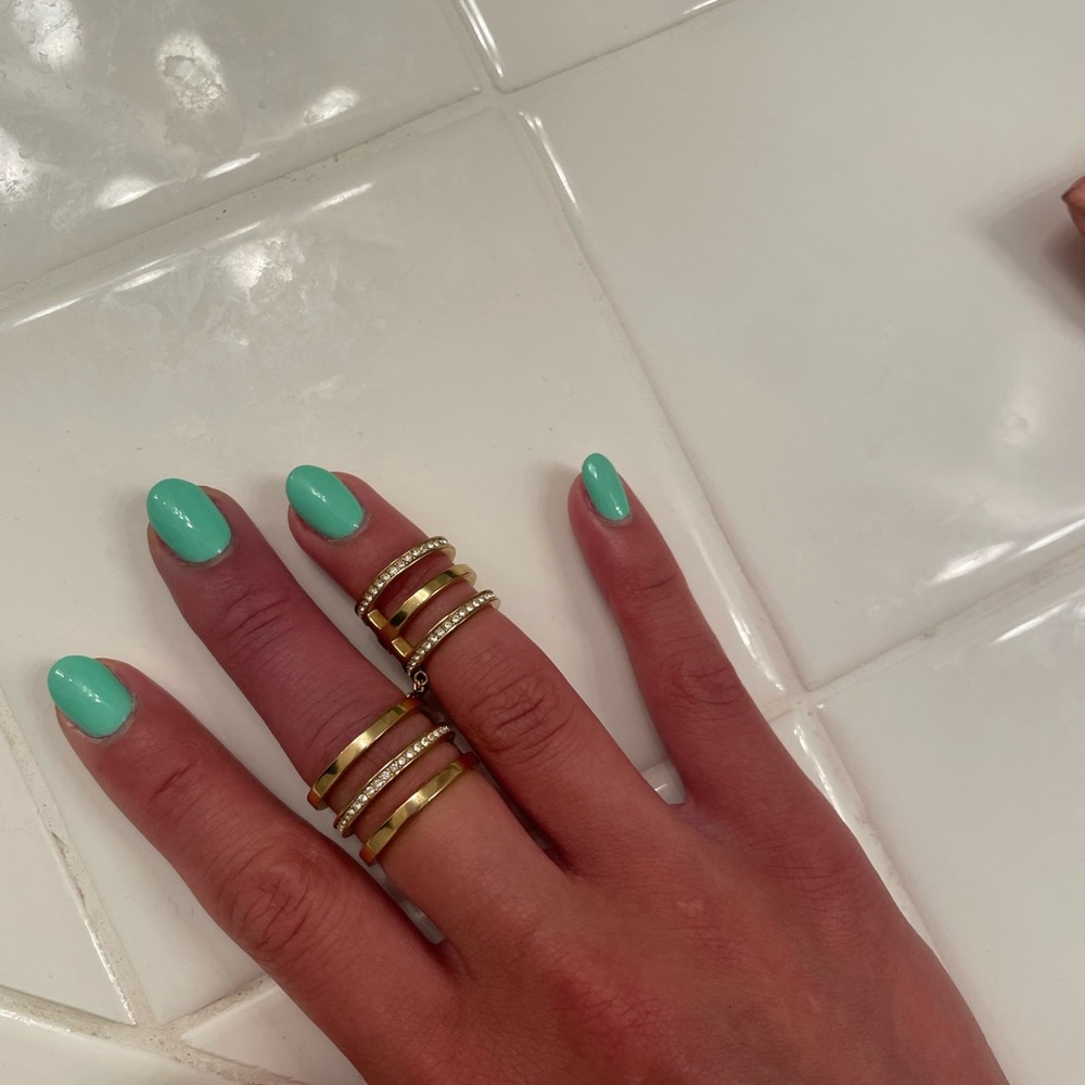 MICHAEL Michael Kors Gold and Silver Geometric Rings